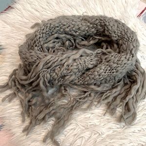 Nasty gal fray scarf gray warm